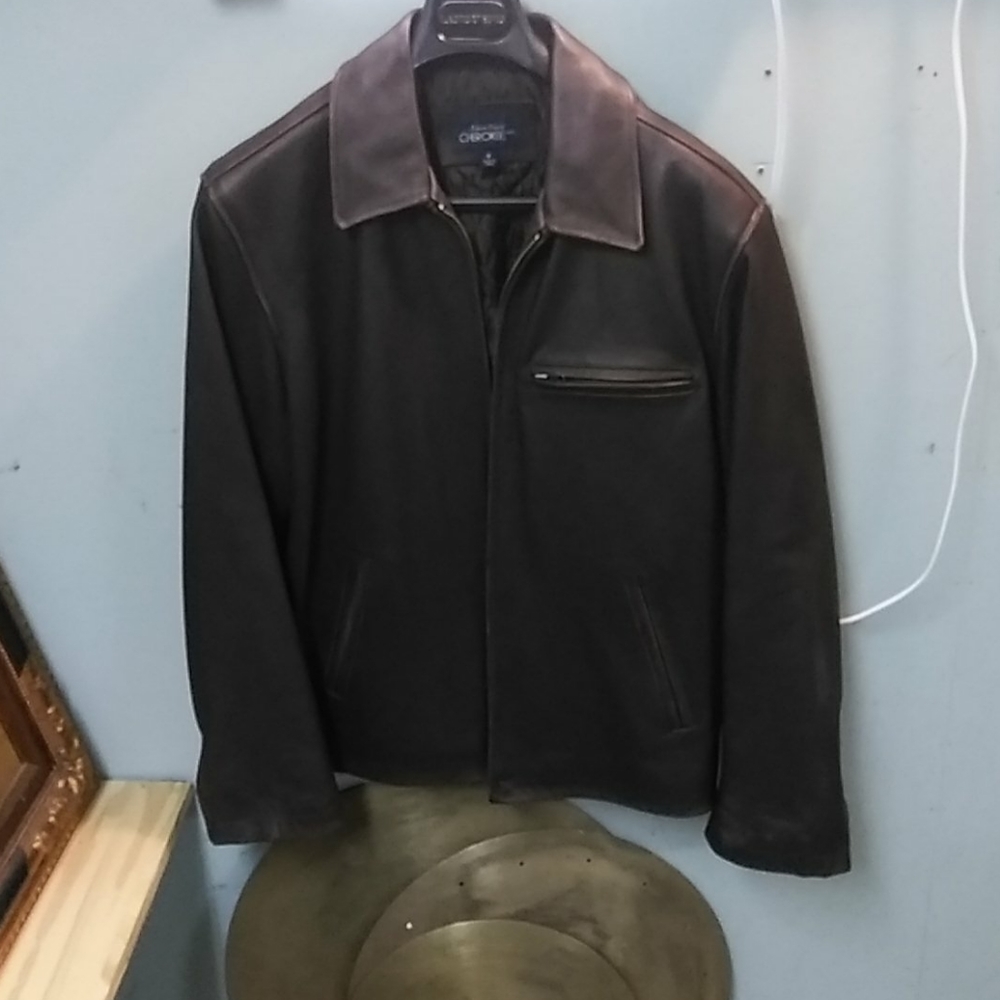 Men's leather jacket